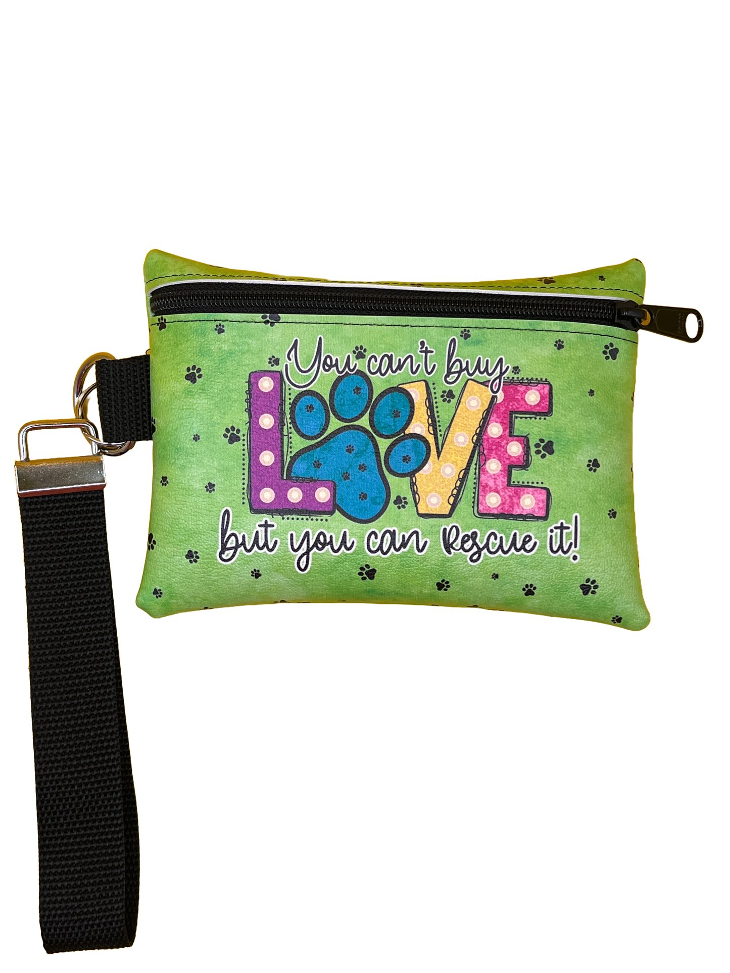 4X6 Vinyl Zipper Pet Lovers Bag