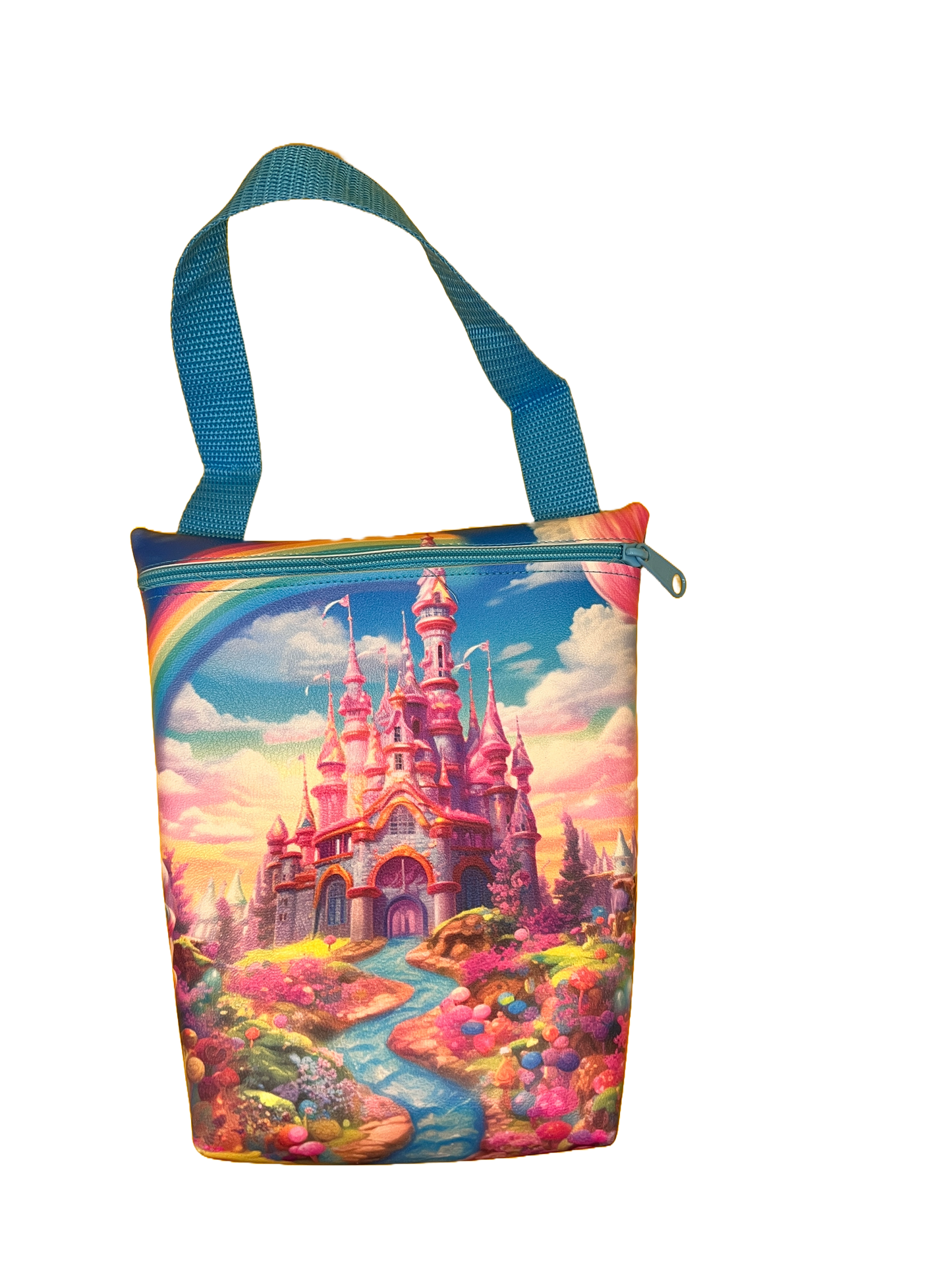 8 x 8” Children's Princess Castle Handheld Bag