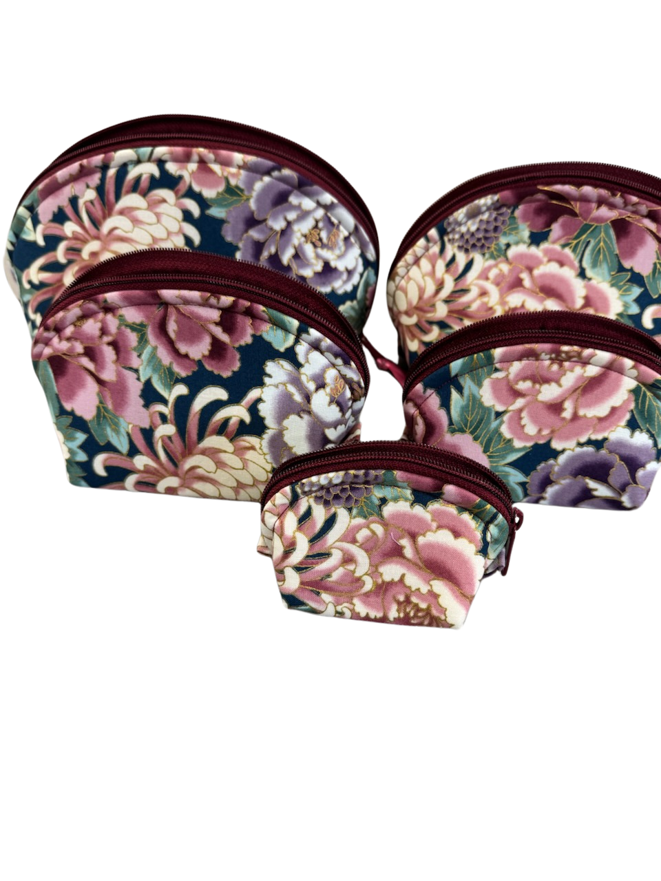 Luxurious Floral Blossoms Pouches