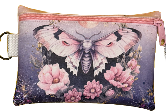 4X6 Vinyl Zipper Butterfly Bag