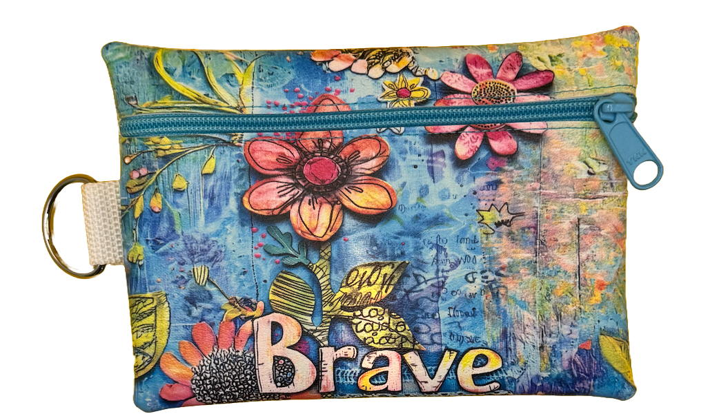4X6 Vinyl Zipper Inspo Bag