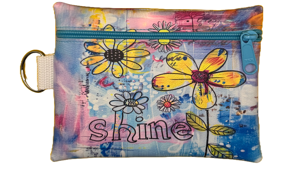 4X6 Vinyl Zipper Inspo Bag