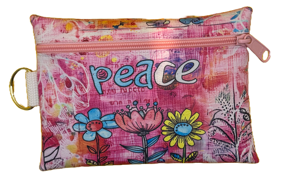4X6 Vinyl Zipper Inspo Bag
