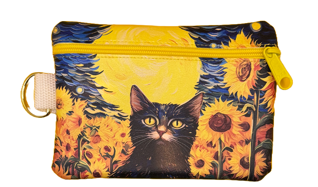 4X6 Vinyl Zipper Kitten Bag