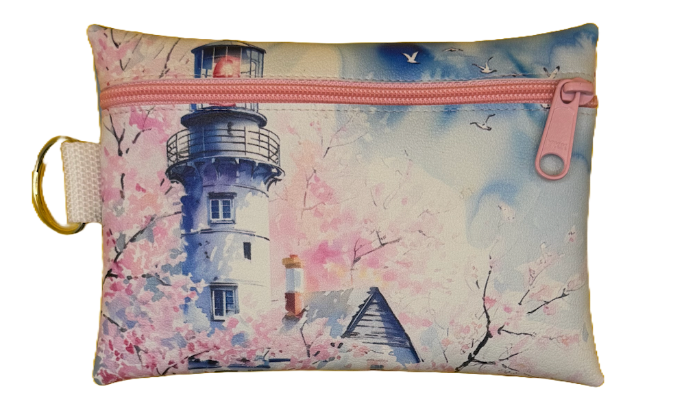 4X6 Vinyl Zipper Lighthouse Bag