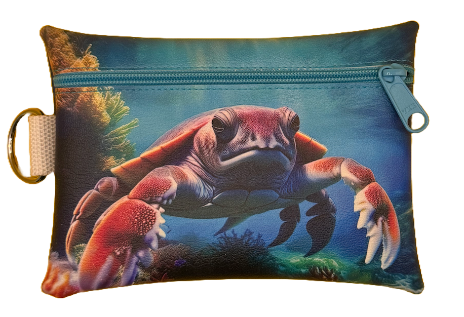4X6 Vinyl Zipper Sea Animal Bag