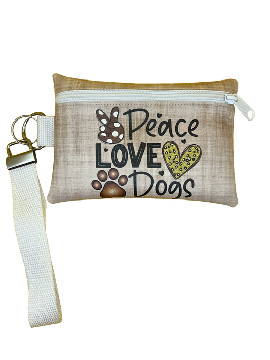 4X6 Vinyl Zipper Pet Lovers Bag