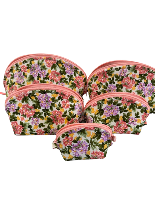Floral Garden Zippered Pouches