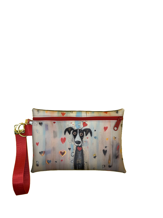 4X6 Vinyl Zipper Pet Lovers Bag