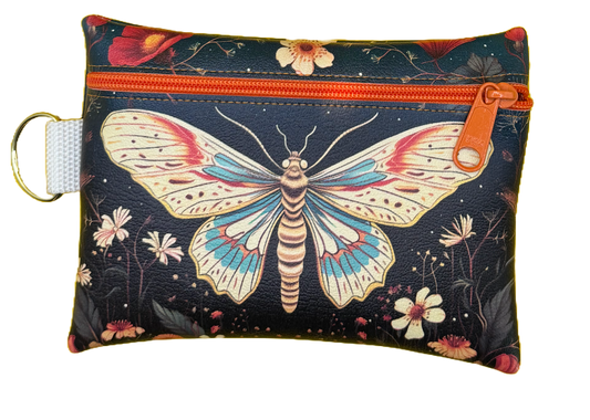 4X6 Vinyl Zipper Butterfly Bag