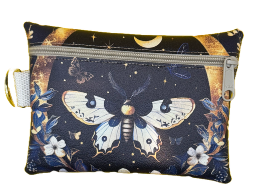 4X6 Vinyl Zipper Butterfly Bag