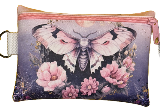 4X6 Vinyl Zipper Butterfly Bag