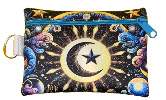 4X6 Vinyl Zipper Moon Bag
