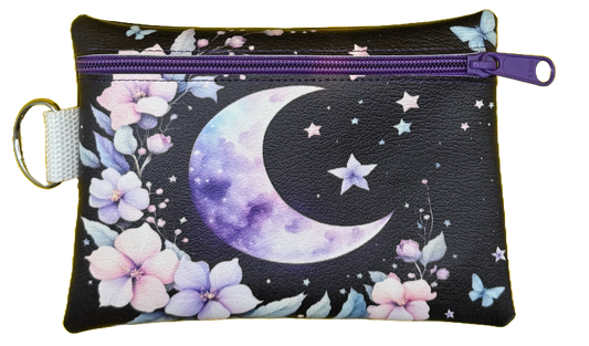 4X6 Vinyl Zipper Moon Bag
