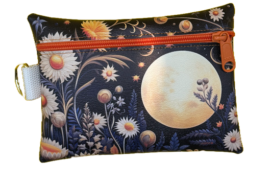 4X6 Vinyl Zipper Moon Bag