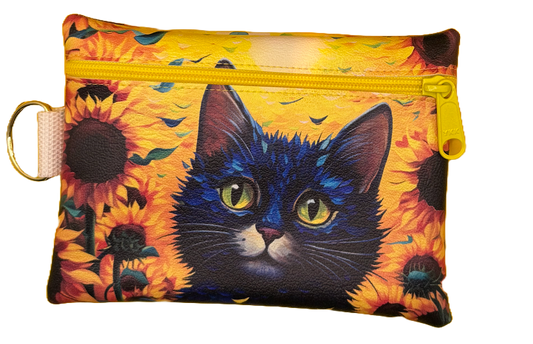 4X6 Vinyl Zipper Kitten Bag