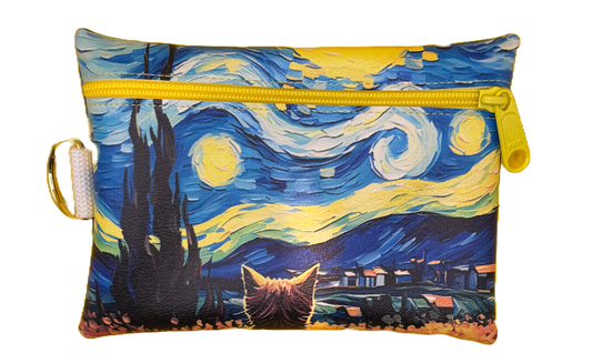 4X6 Vinyl Zipper Kitten Bag