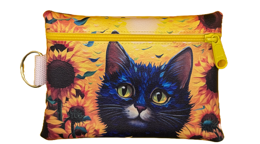 4X6 Vinyl Zipper Kitten Bag