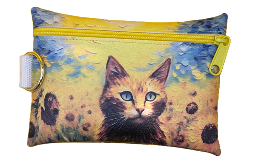 4X6 Vinyl Zipper Kitten Bag