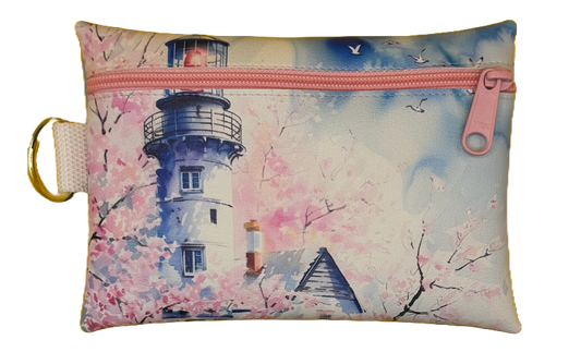 4X6 Vinyl Zipper Lighthouse Bag