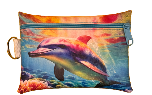 4X6 Vinyl Zipper Sea Animal Bag