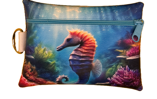 4X6 Vinyl Zipper Sea Animal Bag