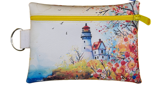 4X6 Vinyl Zipper Lighthouse Bag