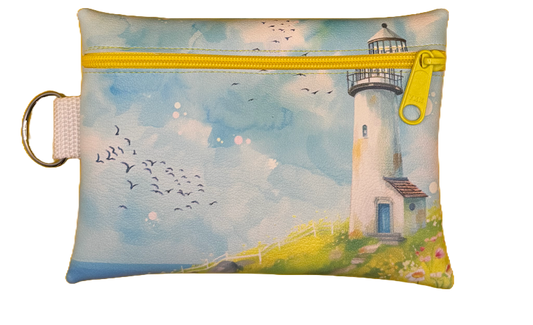 4X6 Vinyl Zipper "At Sea" Bag