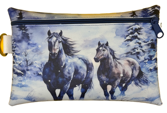 4X6 Vinyl Zipper Wild Horse Bag