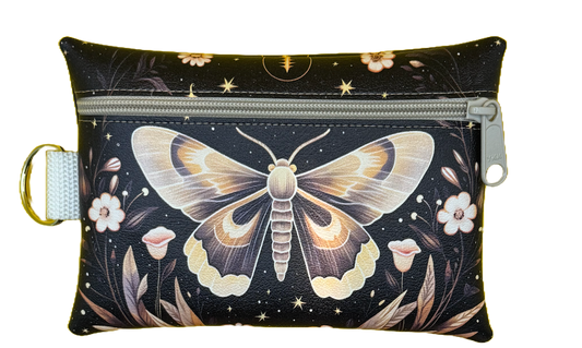 4X6 Vinyl Zipper Butterfly Bag